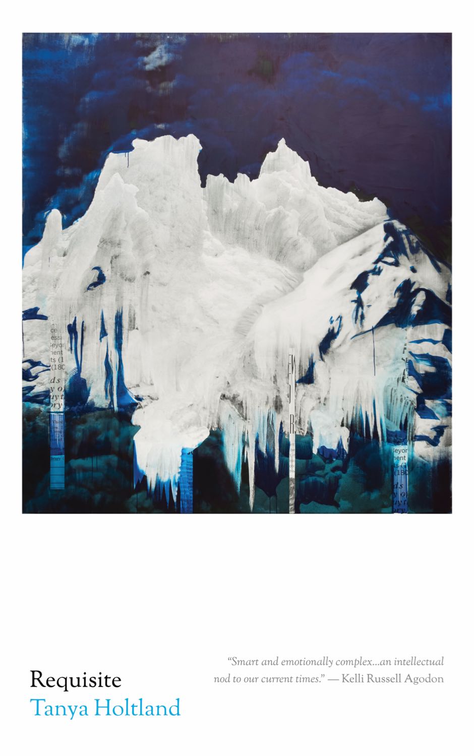 Cover features a painting/collage depicting an ice-cap.
